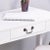 Transitional Alta Writing Desk, White For Sale - Image 3 of 10