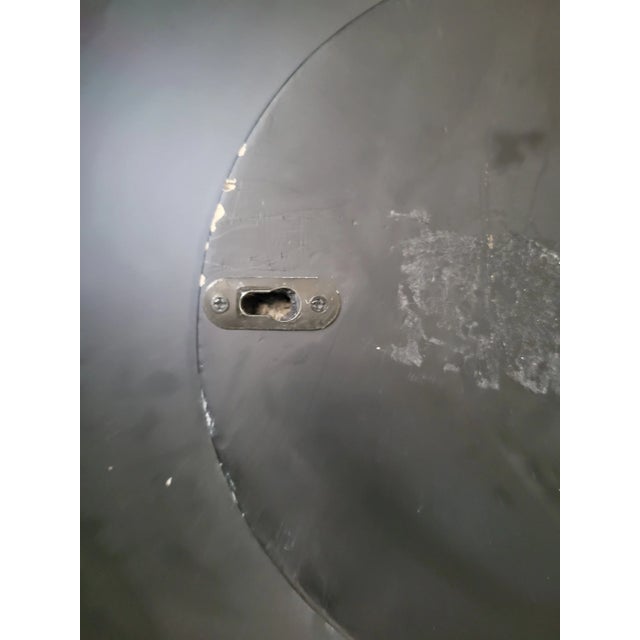 Decorative Extra Large Seashell Coastal Regency Cream Teal Starburst Wall Plate Decor For Sale - Image 10 of 11