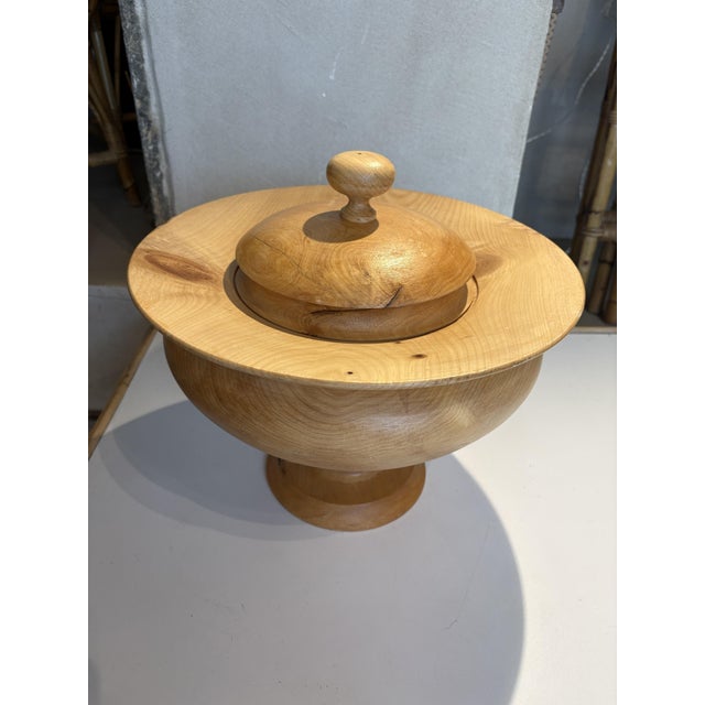 Vintage Wooden Fruit Cup, 1980s For Sale - Image 6 of 6