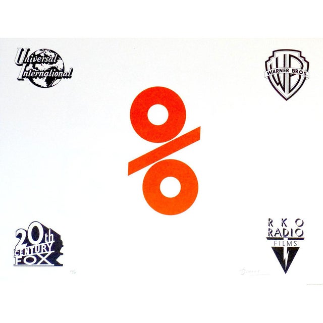 Joan Brossa, Hollywood, 1989, Lithograph For Sale