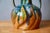1970s Vintage Glazed Ceramic Amphora Vase with Iridescent Drips, 1970s For Sale - Image 5 of 10