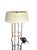Late 20th Century Baker Milling Road Gold Cage Table Lamp For Sale