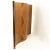 Milo Baughman Style Mid Century Burlwood Room Divider Room divider with 3 sections; each measures: 34.5 wide x 3 deep x...