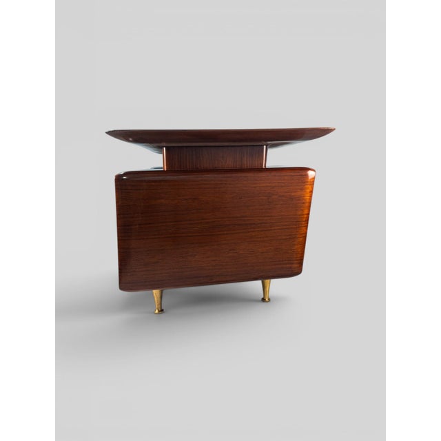 Mid-Century Italian Executive Table Desk by Vittorio Dassi, 1950s For Sale - Image 17 of 18