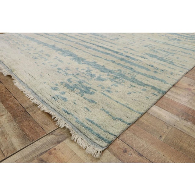 Textile Vintage Modern Moroccan Rug - 09'02 X 12'06 For Sale - Image 7 of 10