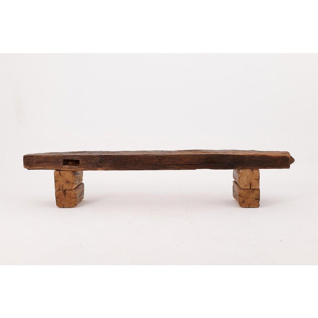 Brutalist Bench in Oak by Logniture For Sale - Image 12 of 18