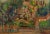Oil and tempera on cardboard realized by Sirio Pellegrini in 1960s. Hand signed. Includes a coeval wooden frame realized...