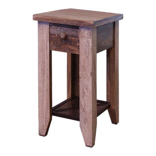 Greenview Loft 1 Drawer Side Table For Sale