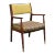 Vintage American Mid-Century Solid Walnut Office/Conference Armchair For Sale