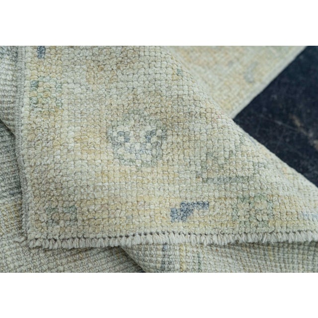 Turkish Oushak Rug 2'2"x 5'10" #19430 For Sale In Houston - Image 6 of 8