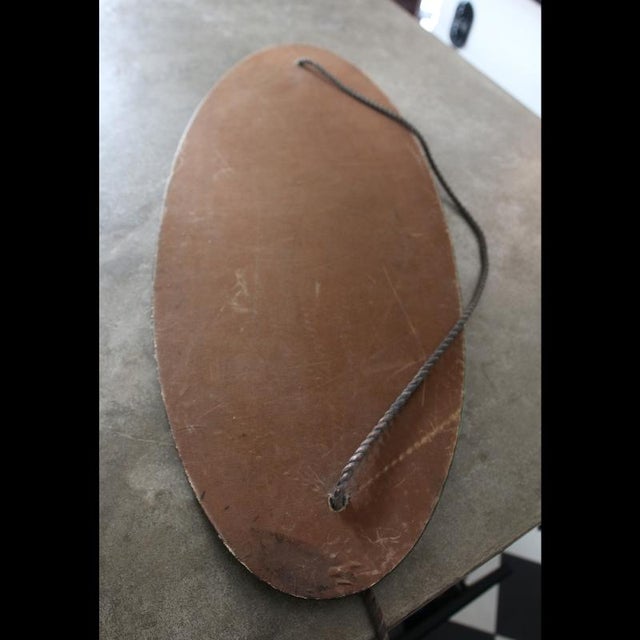 Glass Art Deco Style Rope-Edged Beveled Mirror, 1950s For Sale - Image 7 of 9