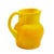 Vintage Cadmium Yellow Opaline Blown Glass Pitcher For Sale - Image 4 of 12