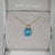 Modern 1.1Ct Natural Swiss Blue Topaz Pendant in Solid 14k Gold – Oval, 11x9mm For Sale - Image 3 of 7