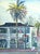 Impressionist 1980s Downtown Los Gatos, California Street Scene by Eugene Atcheson For Sale - Image 3 of 4