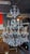Antique Rococo Revival Chandelier, Metal & Crystal, France For Sale - Image 4 of 17