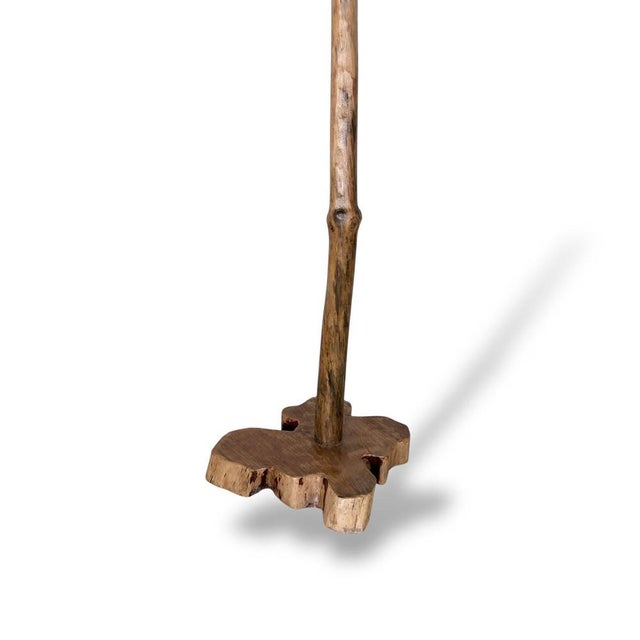 Rustic Live Edge Wood Coat Stand For Sale - Image 5 of 8