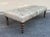 English George Smith Tufted Leather Ottoman Bench For Sale - Image 3 of 7