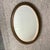 Carolina Mirror Company Mid 20th Century Oval Carolina Mirror Handmade Wood Frame For Sale - Image 4 of 12