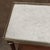 Louis XVI Mahogany Gallery Side Table With Carrara Marble Top For Sale - Image 16 of 17
