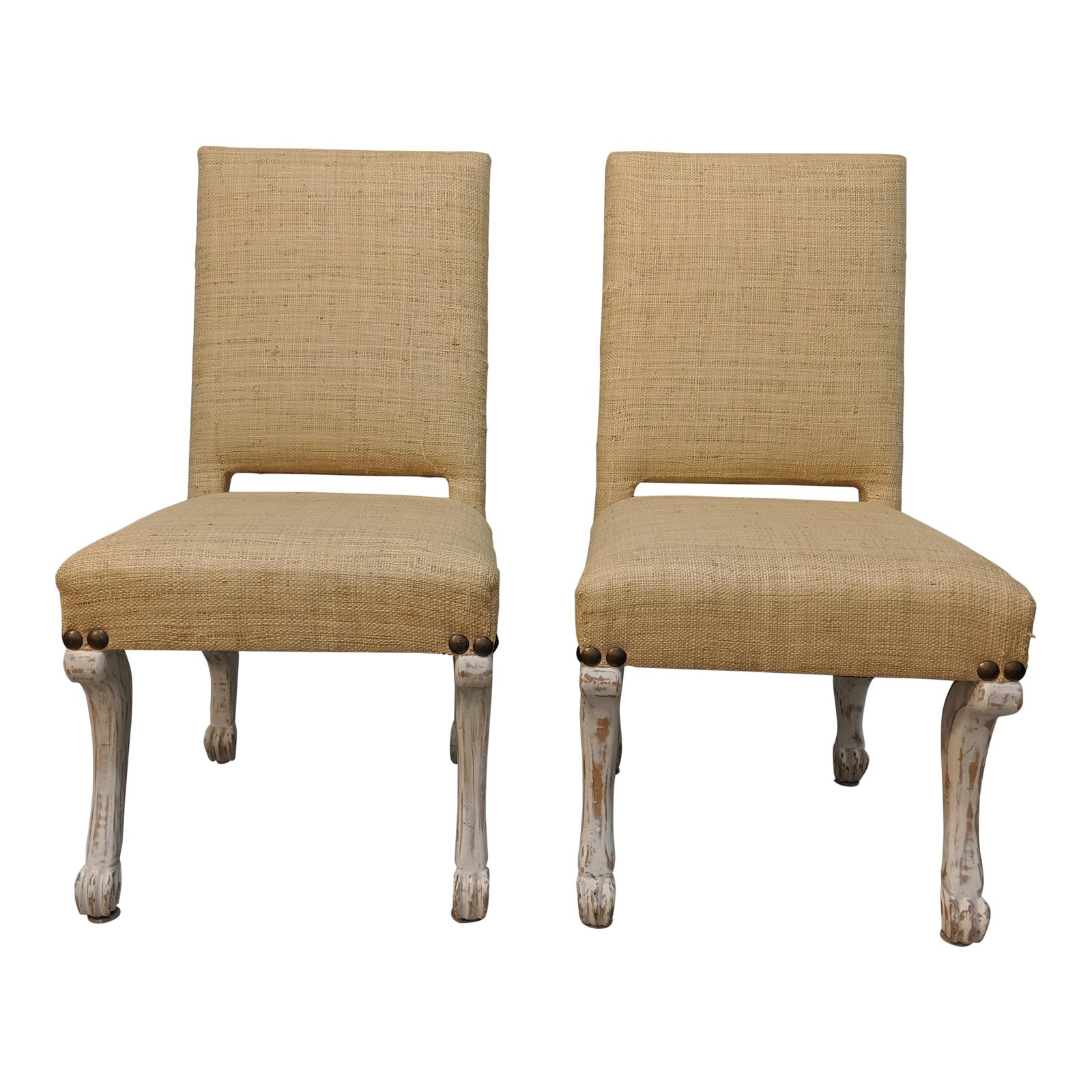 John Dickinson Style Chairs A Pair Chairish