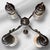 Late 19th Century Victorian Chandelier With Painted Shades For Sale - Image 16 of 18