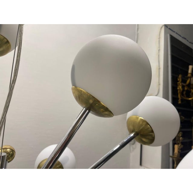 1990s Large Space Age Sputnik Chandelier, 1990s For Sale - Image 5 of 10