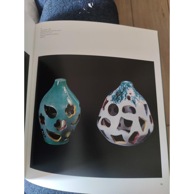 Metal Vintage Hanging Light with Cylindrical Ceramic Lampshades by Ceramiche Pucci, 1960s For Sale - Image 7 of 9