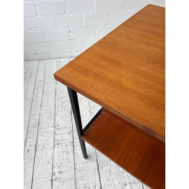Wood Compact Teak Desk by Günter Renkel for Rego For Sale - Image 7 of 9