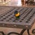 Mid-Century French Iron and Oak Riddling Board Table With Glass Top For Sale - Image 12 of 15