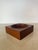 Mid 20th Century Vintage Studio Craft Modern Teak Cube Catchall / Vide-Poch For Sale - Image 5 of 8