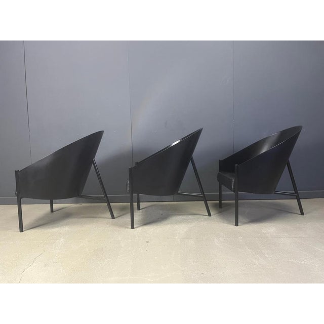 Vintage Pratfall Chairs by Philippe Starck for Driade, 1982, Set of 3 For Sale - Image 9 of 15