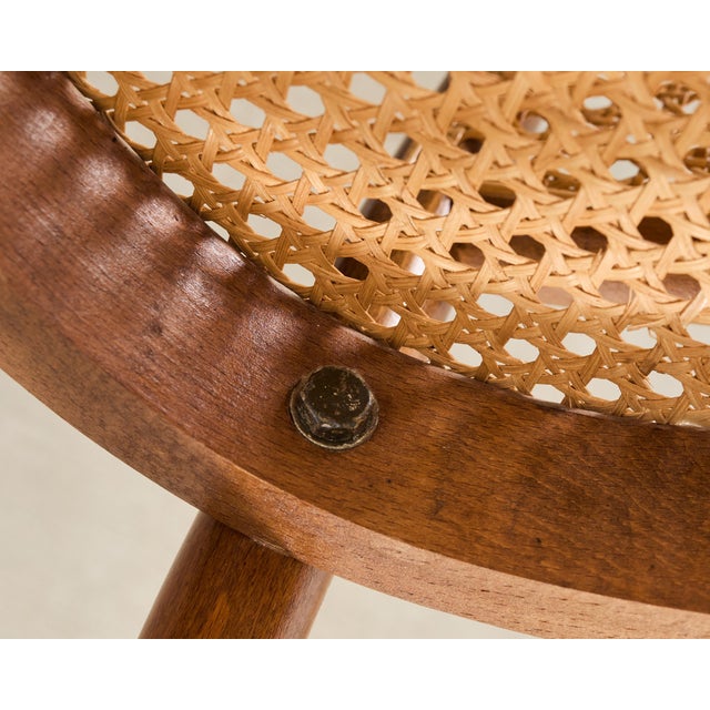 Set of Six Thonet Bentwood Prague Dining Chairs by Josef Hoffmann For Sale - Image 16 of 18