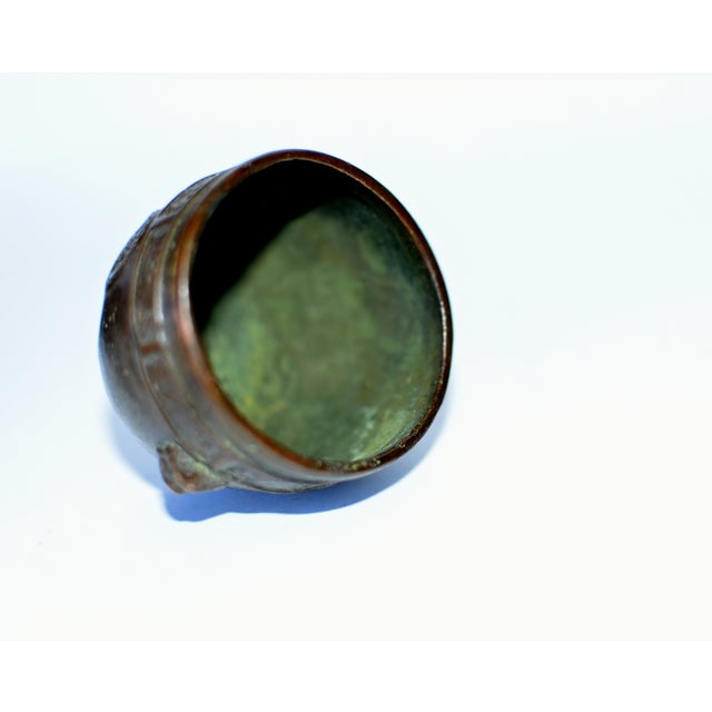 Late 20th Century Chinese Mini Bronze Censers Set of 3 Incense Burners For Sale - Image 15 of 15