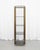 Italian Brass-Finish Shelf with Grey Glass, 1970s For Sale - Image 6 of 8