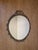 1950s Baroque Oval Bronze Wall Mirror, 1960s For Sale - Image 5 of 17