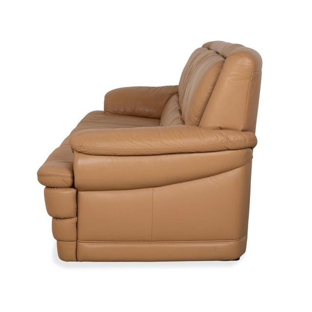 4-Seater Sofa in Brown-Beige Leather from Himolla For Sale - Image 12 of 13