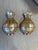 Shell Pair of Capiz Shell and Brass Wall Sconces Small, 1970s For Sale - Image 7 of 9
