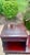 Chinoiserie Vintage Asian Chinoiserie Hand Carved Telephone Gossip Rosewood Table Bench For Sale - Image 3 of 8