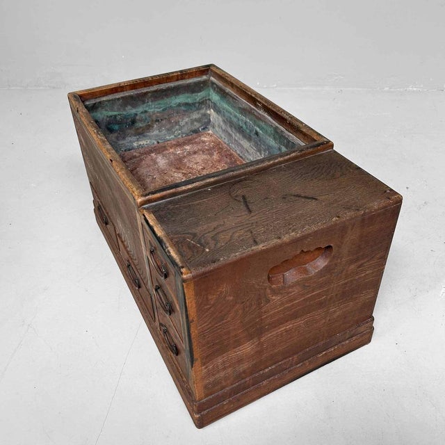 Metal Traditional Nagahibachi Storage, 1890s For Sale - Image 7 of 15