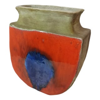 Vintage Ceramic Vase by Guido Gambone, Italy, 1950s For Sale