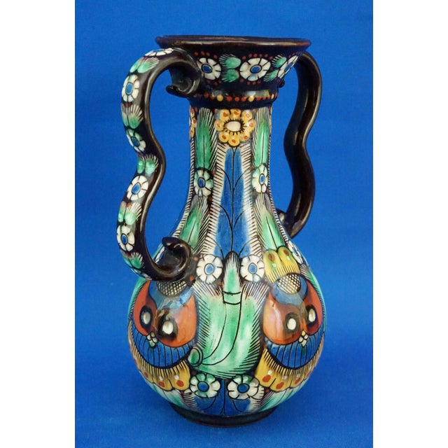 Ceramic Ceramic Vase from Jean Wanzenried's Thun Factory, Switzerland, Late 19th Century For Sale - Image 7 of 18
