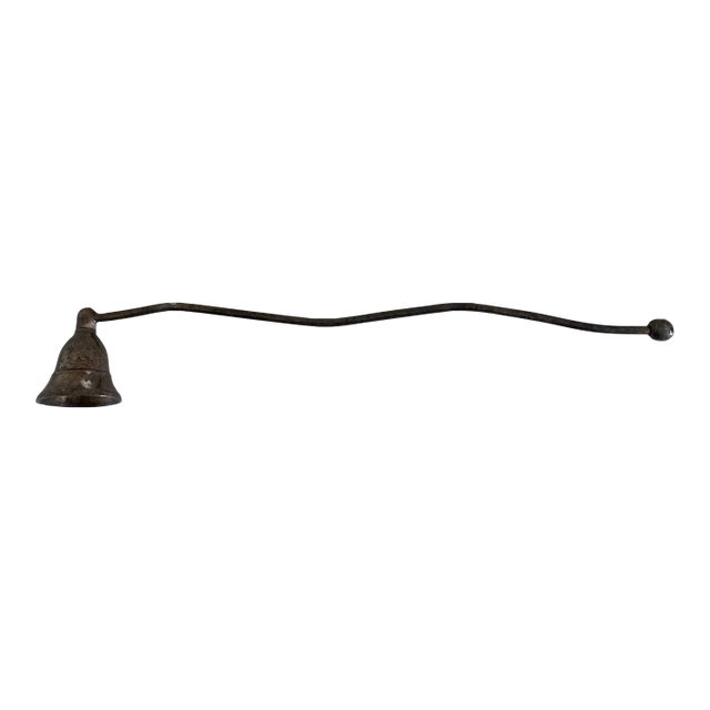 Vintage Silverplate Candle Snuffer For Sale