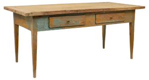 Mid 19th Century Swedish Pine Bakers Table