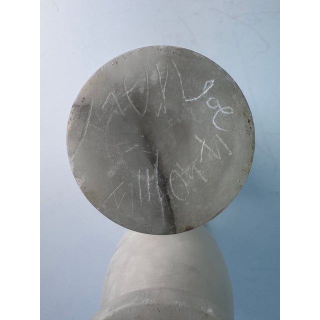 Alabaster Vases, a Pair For Sale - Image 4 of 7