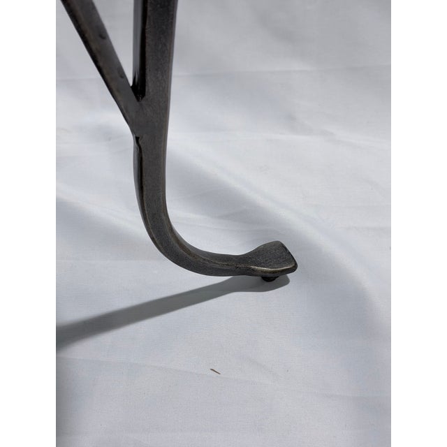 Ethan Allen Finland Burnt Umber Round Accent Table For Sale In New York - Image 6 of 7