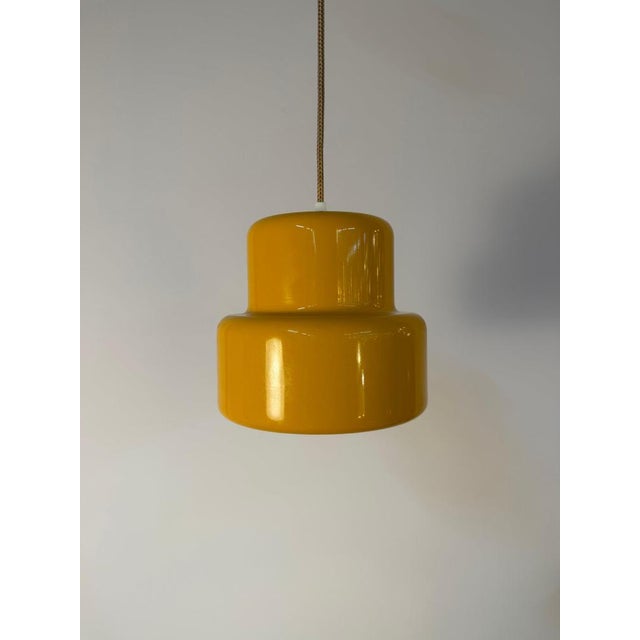 Poker Pendant Lamp in Yellow by Jo Hammerborg for Fog & Mørup For Sale - Image 10 of 11