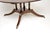 Brown Large Antique Inlaid Circular Dining Table, 1950s For Sale - Image 8 of 12