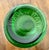 Mid 20th Century Italian Green Molded Glass Relief Vase For Sale - Image 5 of 12