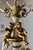 Rococo Chandelier With Gilt Putti and Hand-Painted Ir For Sale In Los Angeles - Image 6 of 15