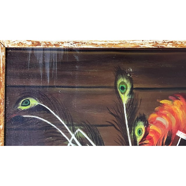 Signed "Z. Sators" Still Life Painting on Canvas With Frame For Sale - Image 12 of 12